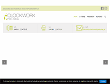 Tablet Screenshot of clockworkpolska.pl
